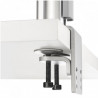 ATDEC DUAL RAIL DESK MOUNT SILVER