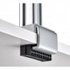 ATDEC DUAL RAIL DESK MOUNT SILVER