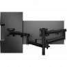 ATDEC DUAL DYNAMIC DESK MOUNT BLACK