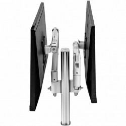 ATDEC DUAL DYNAMIC DESK MOUNT SILVER