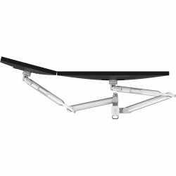 ATDEC DUAL DYNAMIC DESK MOUNT SILVER