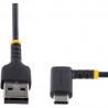 StarTech.com 3ft USB A to C Charging Cable Angled