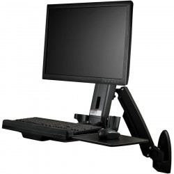 StarTech.com Sit Stand Desk - Wall Mount One Monitor
