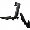 StarTech.com Sit Stand Desk - Wall Mount One Monitor