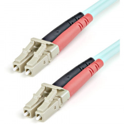 StarTech.com 1m 10 Gb Aqua MM Fiber Patch Cable LC/LC
