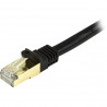 StarTech.com 1 FT SHIELDED CAT6A PATCH CABLE - BLACK