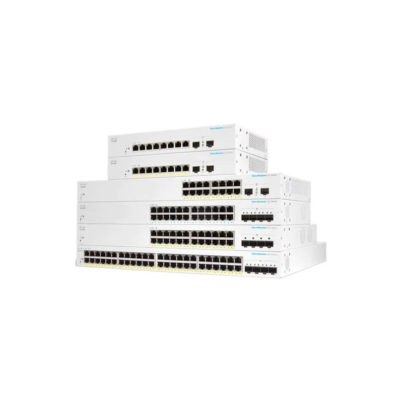 CISCO CBS220 SMART 24-PORT GE FULL POE 4X1G SF
