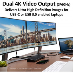KENSINGTON KTG SD4750P DUAL 4K USB-C & USB 3.0 DOCK