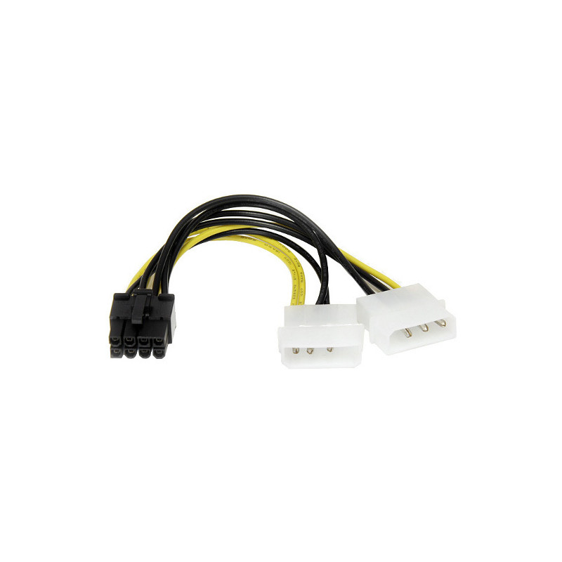 StarTech.com 6 LP4 to 8 Pin PCIe Power Cable Adapter.