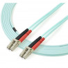 StarTech.com 2m 10 Gb Aqua MM Fiber Patch Cable LC/LC