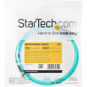 StarTech.com 2m 10 Gb Aqua MM Fiber Patch Cable LC/LC