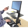 ERGOTRON WORKFIT S SINGLE HD WITH WORKSURFACE