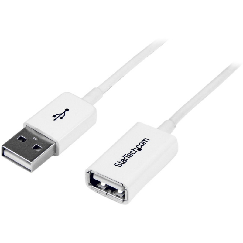 StarTech.com 3m White USB 2.0 Extension Cable - M/F.