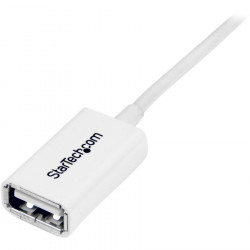StarTech.com 3m White USB 2.0 Extension Cable - M/F.
