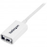 StarTech.com 3m White USB 2.0 Extension Cable - M/F.