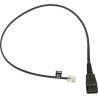 JABRA Cable Bottom Part QD +RJ11 Siemens Layou