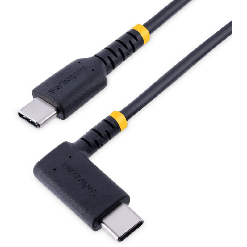 StarTech.com 1ft USB C Charging Cable Angled 60W PD