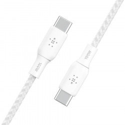 BELKIN 100w USB-C to USB-C Braided Cable 2M Whi