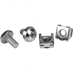 StarTech.com 100 Pkg M6 Mounting Screws and Cage Nuts