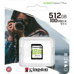 KINGSTON 512GB SDXC CANVAS SELECT PLUS