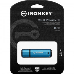 KINGSTON 8GB IRONKEY VAULT PRIVACY 50 AES-256 FIP