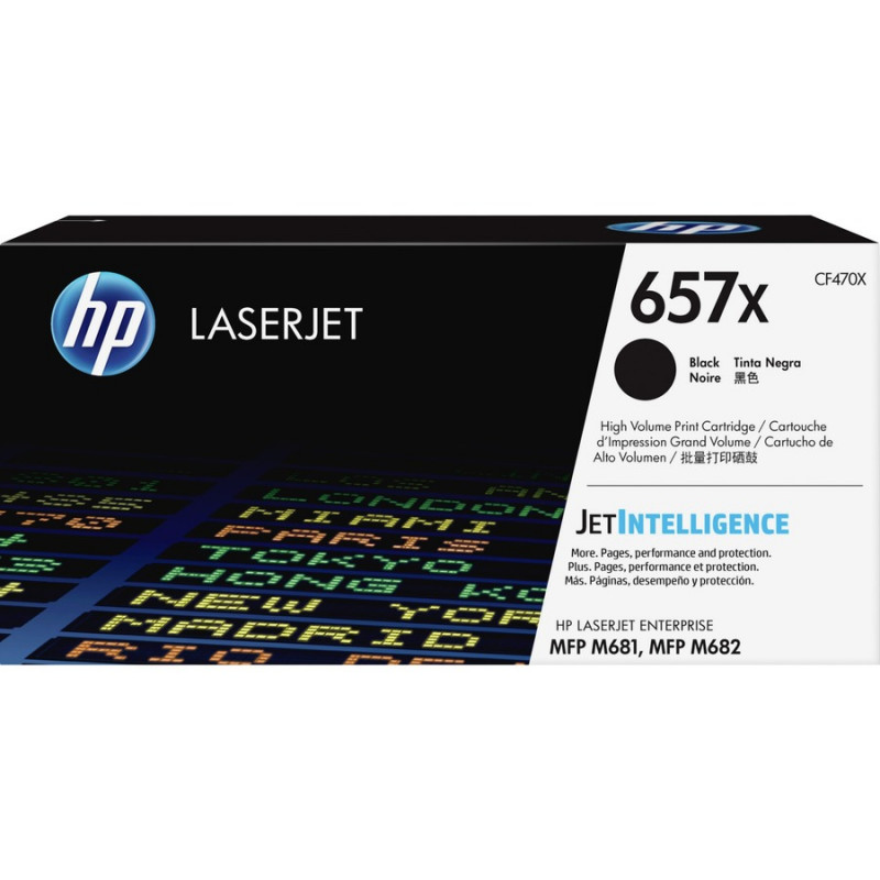 HP 657X Black LaserJet Toner Cartridge