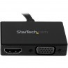 StarTech.com Travel A/V adapter: DP to VGA / HDMI