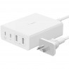 BELKIN 108W USB-C CHARGER GAN 4-PORT WHT 2M COR