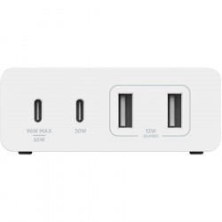 BELKIN 108W USB-C CHARGER GAN 4-PORT WHT 2M COR