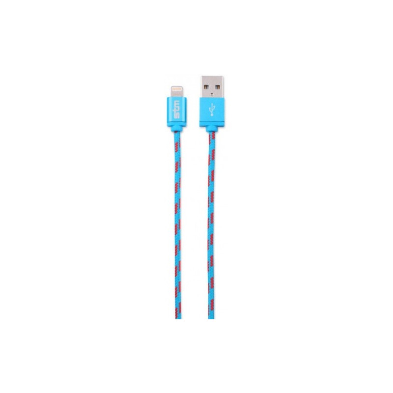 STM CABLE BRAID LIGHT. (1M) - BLUE