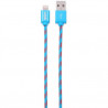 STM CABLE BRAID LIGHT. (1M) - BLUE