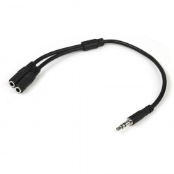 StarTech.com Slim Stereo Y Cable 3.5 to 2x 3.5mm