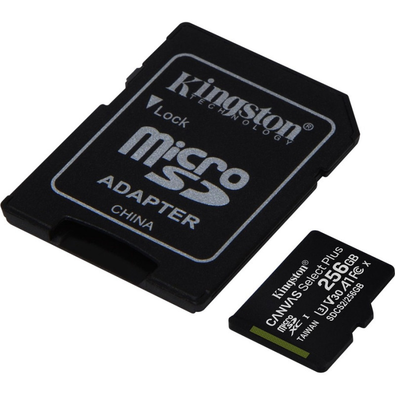 KINGSTON 256GB MICROSDXC CANVAS SELECT