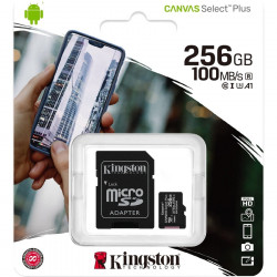 KINGSTON 256GB MICROSDXC CANVAS SELECT