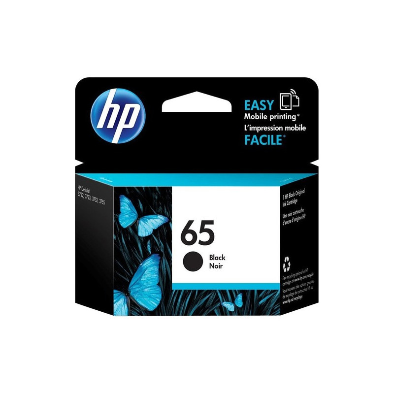 HP 65 BLACK INK N9K02AA