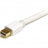 StarTech.com 2m 6 ft White Mini DisplayPort Cable M/M