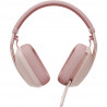 LOGITECH ZONE VIBE 100 HEADPHONES - ROSE