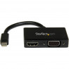 StarTech.com Travel A/V adapter mDP to VGA/HDMI